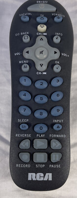 RCA RCR311W  Universal TV DVD Remote Control Untested