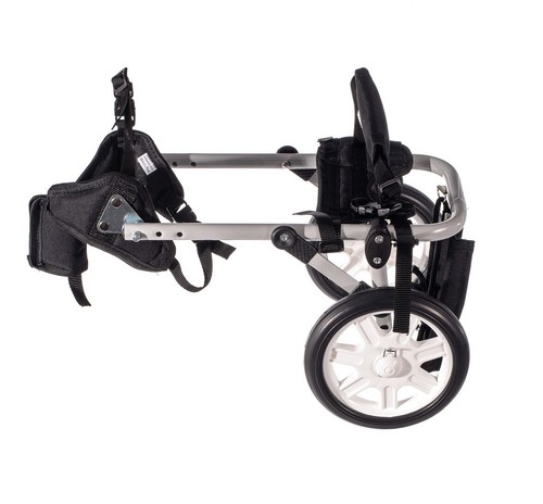 Silla de ruedas para perros silla de perro ayuda para caminar patas traseras perro bicicleta de animales "XS" - Imagen 2 de 6