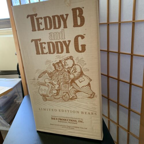 Vintage Teddy B And Teddy G Limited Edition Bear (Teddy Roosevelt ) 1984 #418B - Picture 3 of 20