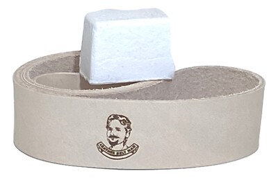 1'' x 30'' Leather Honing & Polishing Strop Belt - Buffing Compound Included