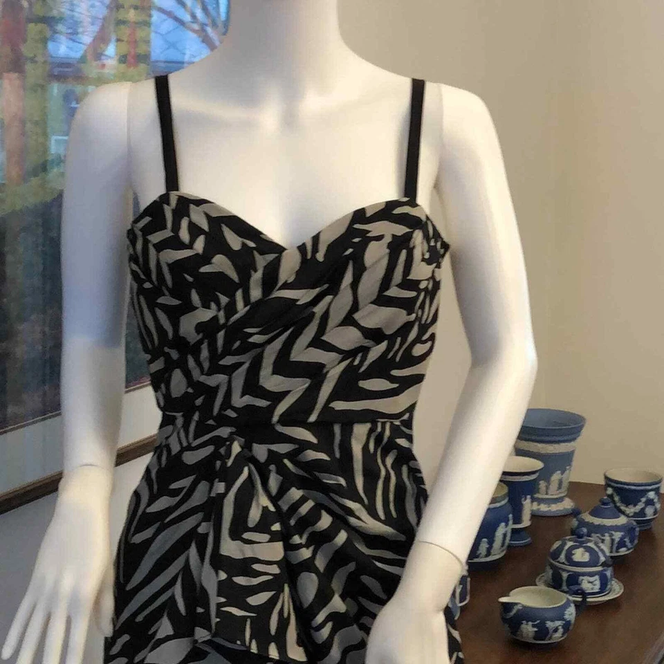 Vestido Laila Azhar mezcla seda talla 8 Foto 3 de 4