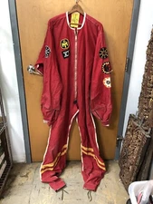 Vintage Paratrooper Jumpsuit Size Large by Para Innovators Sky Diving Patches