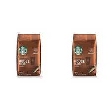 2 Bags Starbucks Medium Roast Ground Coffee House Blend 18 oz Each Bag EXPEDITED