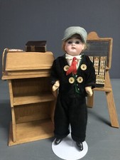 Antikes Lehrerpult, Wandtafel, Tafelständer, Lehrer  Gebr. Kühnlenz