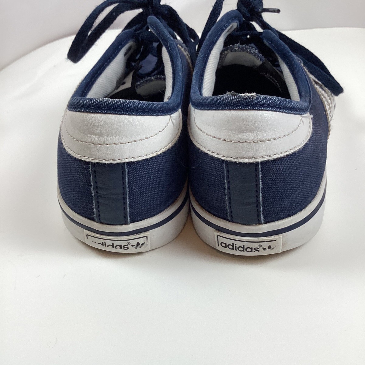 Adidas Seeley Shoes Mens Size 6 Blue Canvas Casual Low Top Sneakers‎ AQ8530 Mens adidas Originals Seeley Collegiate Navy | Mercari main image 3