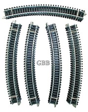 HO 1:87 Scale Train Track 50 pieces Code 100 Curved Track Model Power New