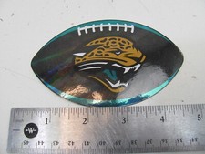 NFL PRISMATIC STICKER 2008 NFLP A&A NOVELTY VENDING MACHINE JACKSONVILLE JAGUARS