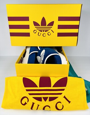 Gucci X Adidas GG Magic Sponge Demetra Vegan Logo Slide UK 11 - US 11.5 - EU 45 Gucci X Adidas GG Magic Sponge Demetra Vegan Logo Slide UK  main image 4