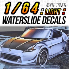 1/64 Scale NISSAN 370Z Head Tail Light WaterSlide Decal for Hot