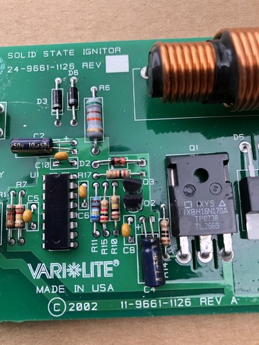 VARI*LITE - SOLID STATE IGNITOR BOARD / Zündplatine Parts: 24-9661-1126 REV-A - Afbeelding 3 van 3