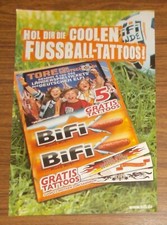 Raro Publicidad BI-FI Salami Cool Fútbol Tatuajes Promo 2008