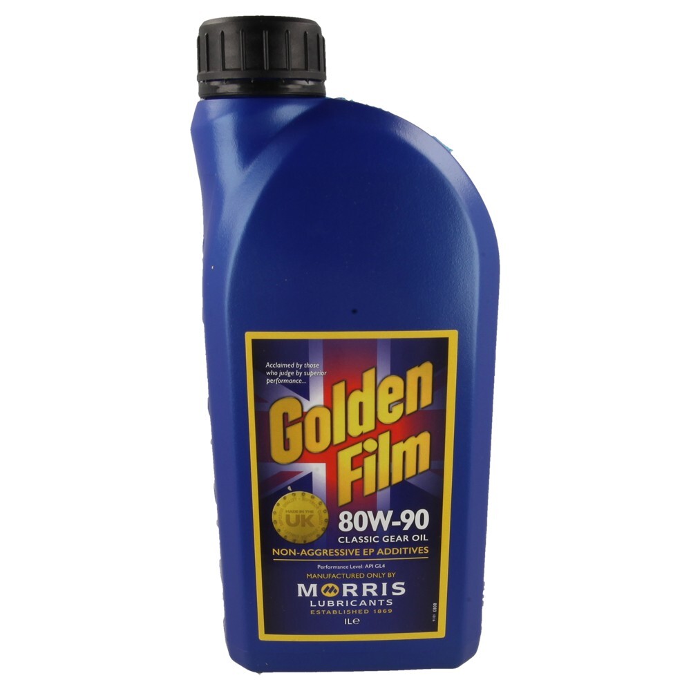1 Litre Bottle SAE 80W90 Transmission Gear Oil - MORRIS Golden Film