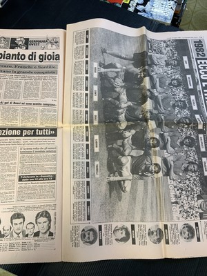 Journal Gazzetta Dello Sport - N°140 - 1982 - Italie Championne Du Monde De Football - Occasion