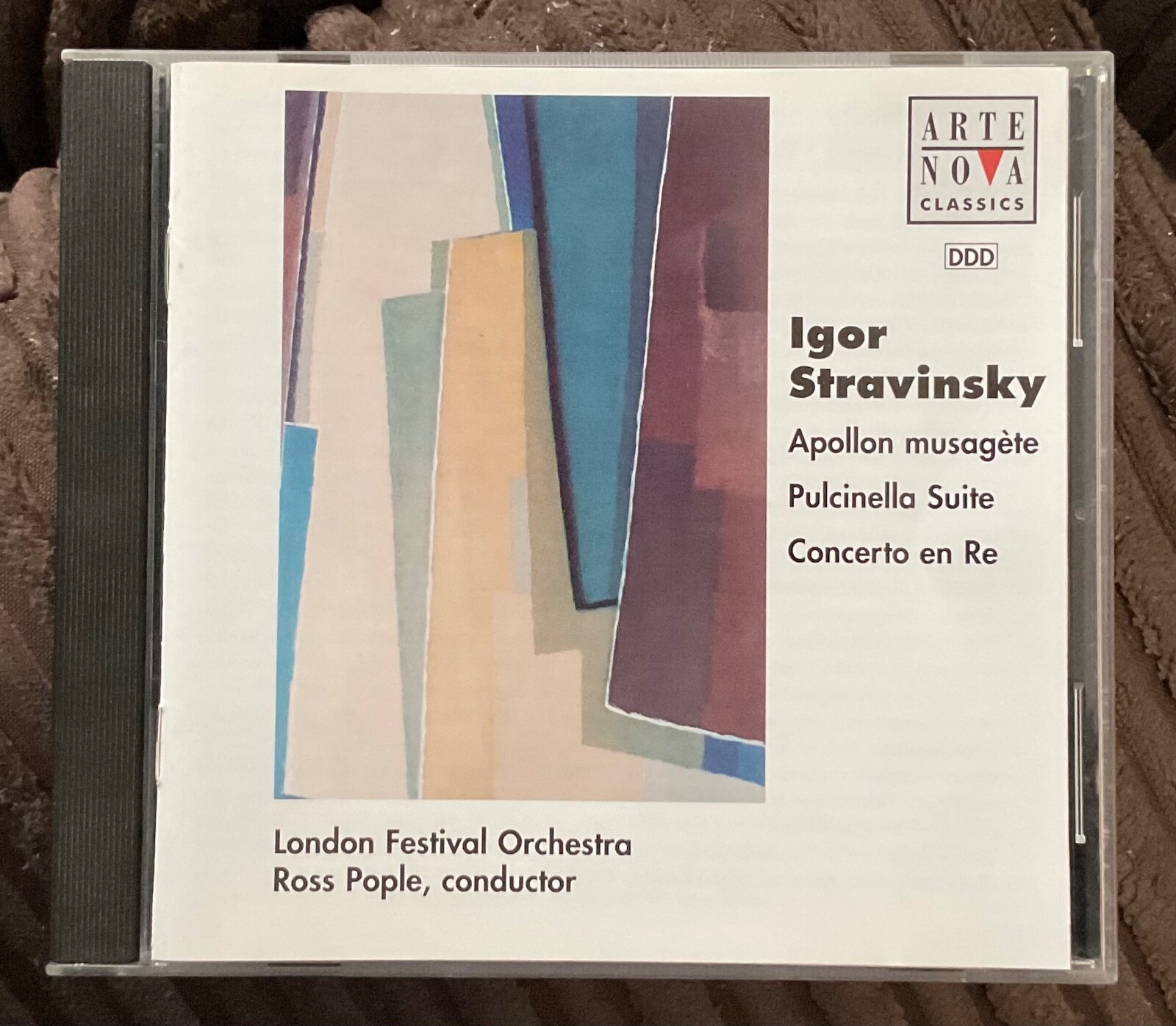 Stravinsky - Apollon Musagete, Pulcinella Suite, Concerto En Re [CD] Ross Pople