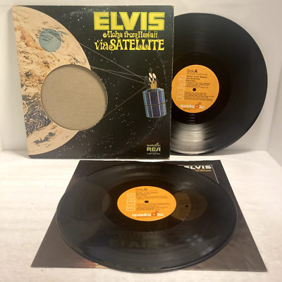 Elvis Presley - Aloha From Hawaii 2LP - RCA CPD22642 -Tested VG