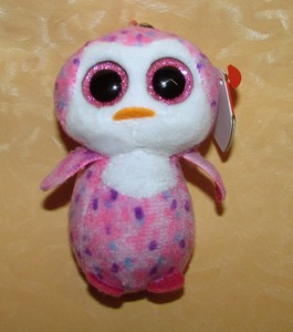 pinguino rosa peluche