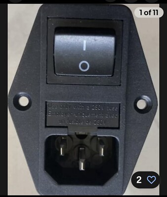SCHURTER 4304.4070 Power Entry Modules with Line Filter  1 Switch.