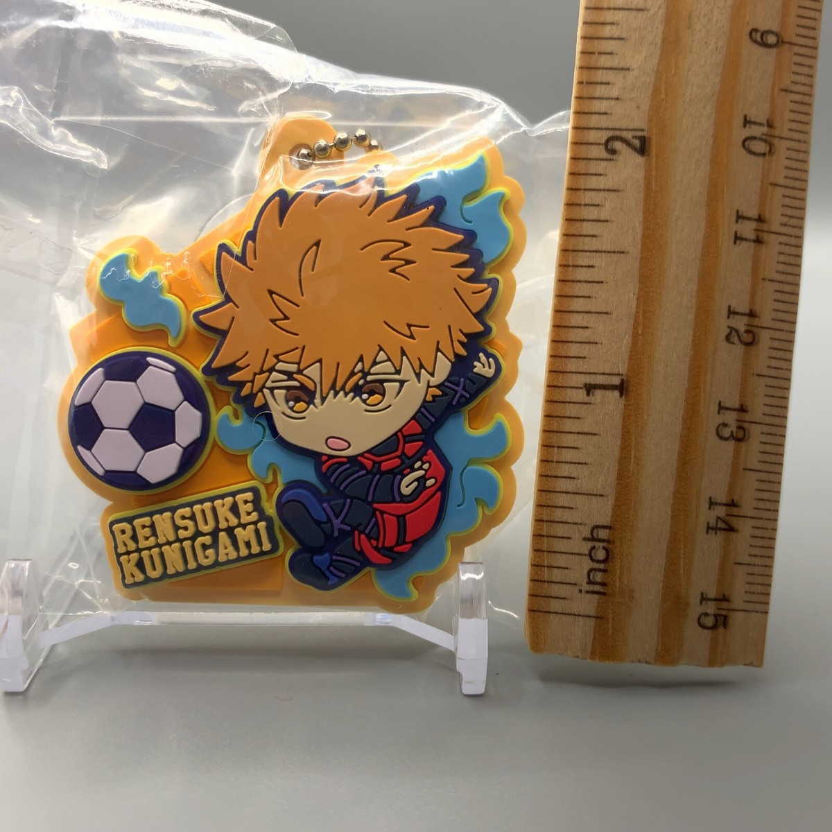 Yuukl様確認用 Rensuke Kunigami Blue Lock Rubber Keychain Anime Japan bb857 | eBay