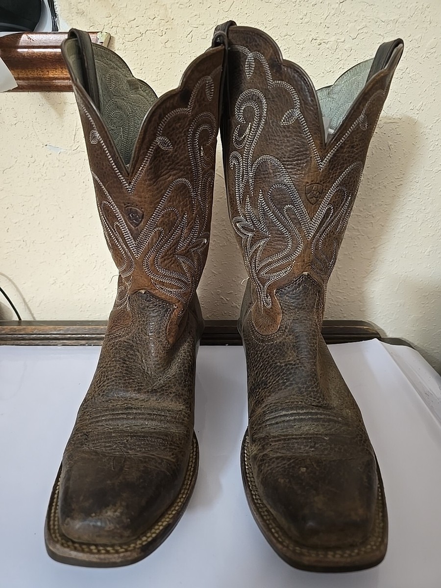 Ariat Legend Western Brown Rowdy Oiled Boots 10001046 15825 Men's