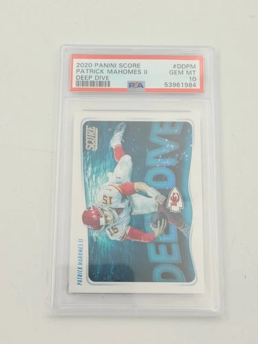 2020 Panini Score Deep Dive #DDPM Patrick Mahomes II PSA 10 GEM NFL