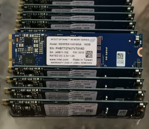 Intel Optane Memory SSD M.2 2280 16GB MEMPEK1W016GA PCIe 3.0 3D Xpoint NVMe - Picture 3 of 5