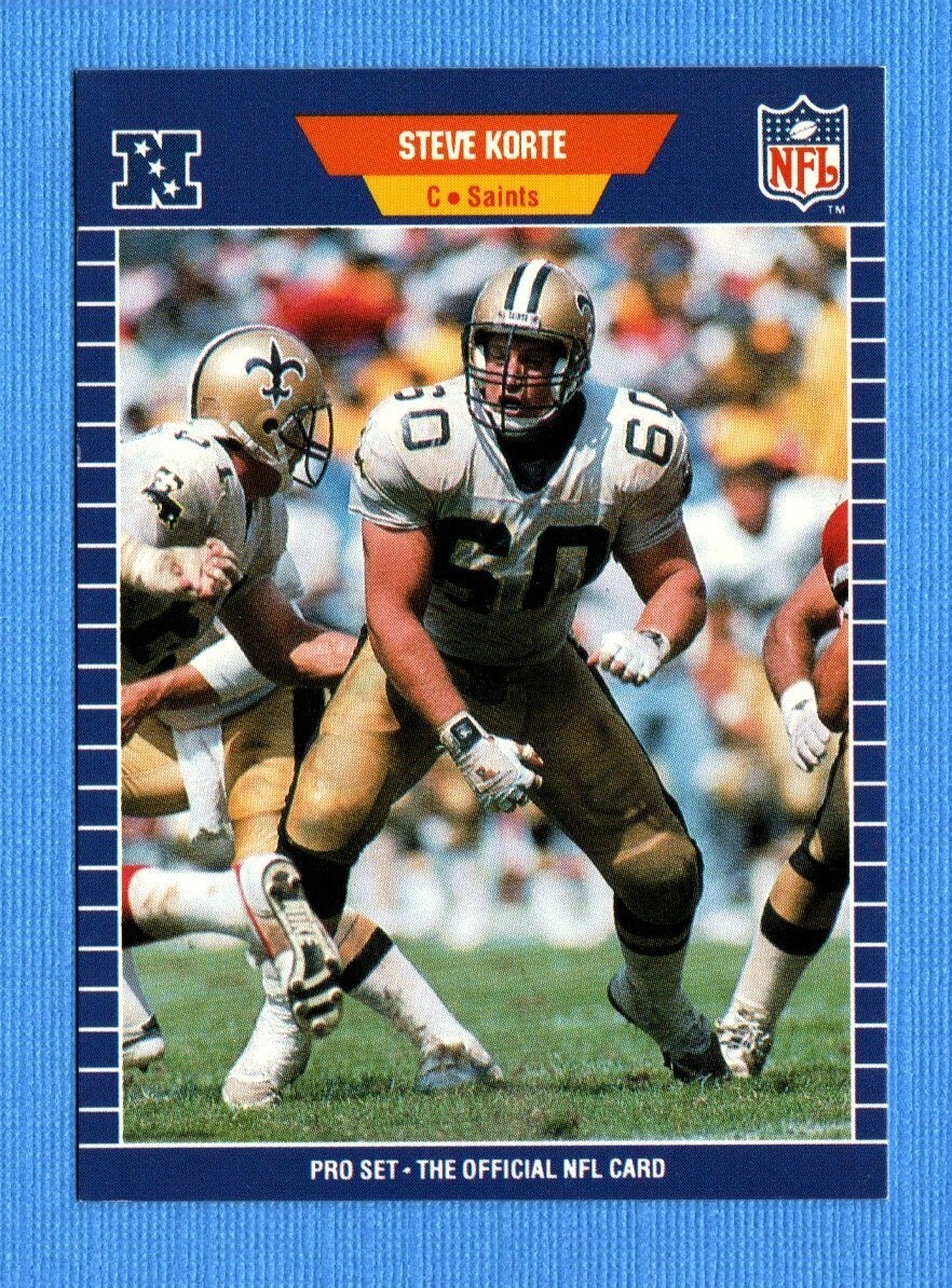1989 Pro Set #271 Steve Korte Saints