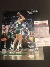 JSA CHRIS FORD 1st 3PT in NBA AUTOGRAPHED BOSTON CELTICS 8x10 SIGNED PHOTO 527
