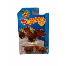 Hot Wheels Knight Draggin Car Red 2014 HW CITY Medieval Rides Diecast