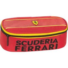 Panini Astuccio scuola Portapenne Ovale Ferrari Kids ufficiale Rosso/Giallo