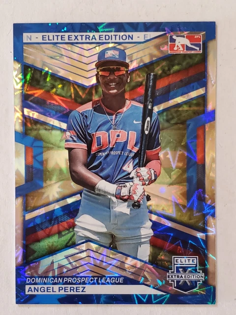 ANGEL PEREZ 2023 Panini Elite Extra Edition FOTL BLUE #'d 8/16 DPL