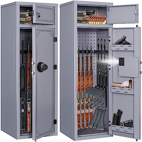 10 12 Rifle Gun Safe Gun Safes for Rifles and Pistols Safe 3 Removable