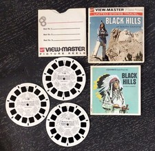 View-Master A486 Black Hills, South Dakota Version A 3 Reel Set Dinosaur Park