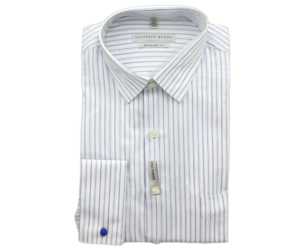 geoffrey beene fitted dress shirts Mercer & Sons White Two-Ply Classic 100% Pima Cotton Oxford Shirt main image 1
