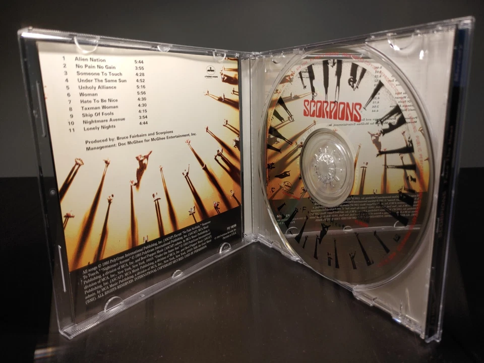 Scorpions Face The Heat CD (Polygram P2 18258, 1993) — 第 4/4 张图片