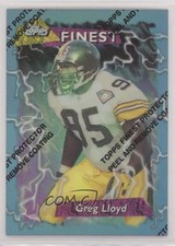 1995 Topps Finest Refractor Greg Lloyd #160 17oh