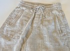 ATHLETA Retreat Linen Drawstring Wide Leg Pant XS Natural Undyed $95 851038 — photo 8
