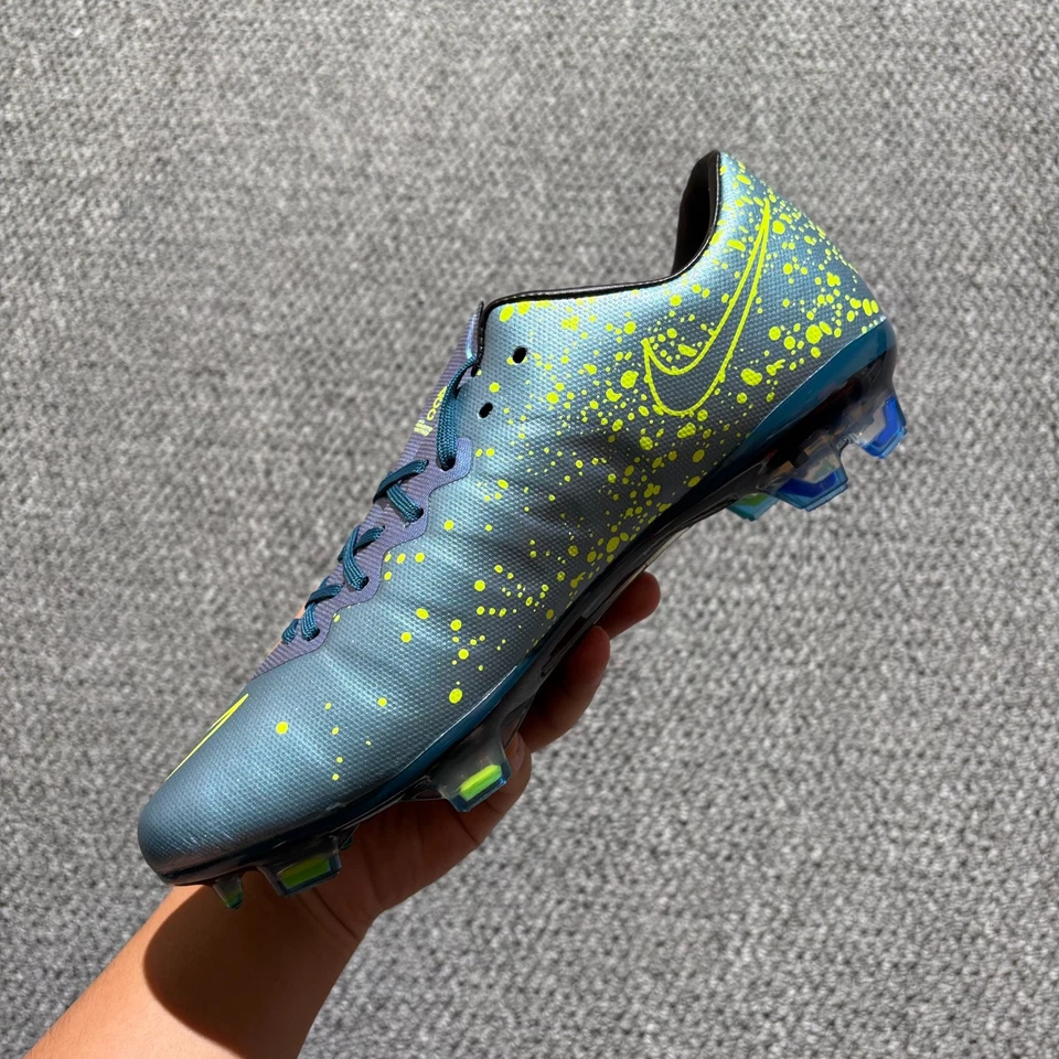 NIKE MERCURIAL VAPOR X SQUADRON BLUE / BLACK / VOLT - Image 2 of 4