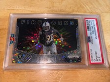 2020 Panini Prizm Fireworks No Huddle Josh Jacobs PSA 10 Las Vegas Raiders