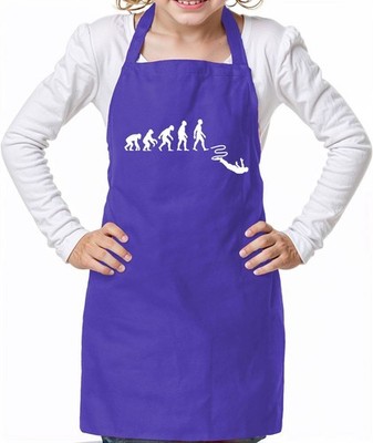Evolution Of Man Bungee Jump - Unisex Kids Apron - Jumping Funny Love Jumper