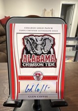 2009 Bowman Draft Picks - College Logo Patch Glen Coffee #ALP-GC Mascot /250