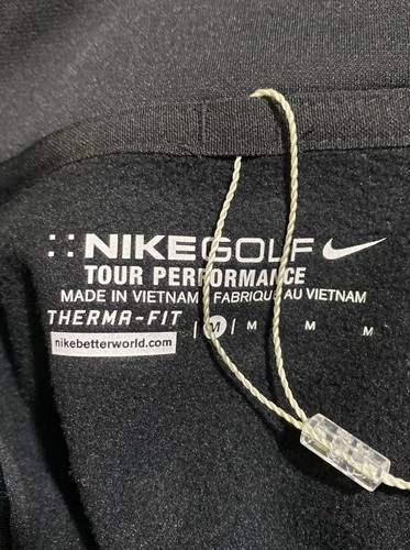 Maglione Nike Golf Tour Performance Therma Fit 1/4 Zip Foderato in Pile Uomo Logo M - Foto 10 di 12