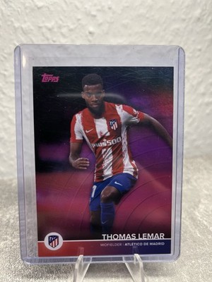 2021-22 Topps Atletico Madrid Team Set - Thomas Lemar #12 Pink /125