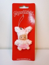 Sekiguchi Monchhichi Mini Bunny Mascot Plush Doll Strap