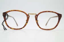 Vintage Glasses VIENNA Line 1012 10 Brown Gold Oval Frame Eyeglasses