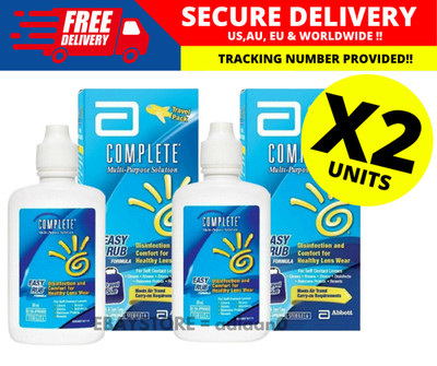 2 x Complete MULTI-PURPOSE SOLUTION Easy Rub Formula 2fl oz (60ml) Travel Size