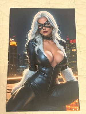 Black Cat Felicia Hardy Virgin Cover - Deviant Nation Ltd 43/100 W/CoA Nice