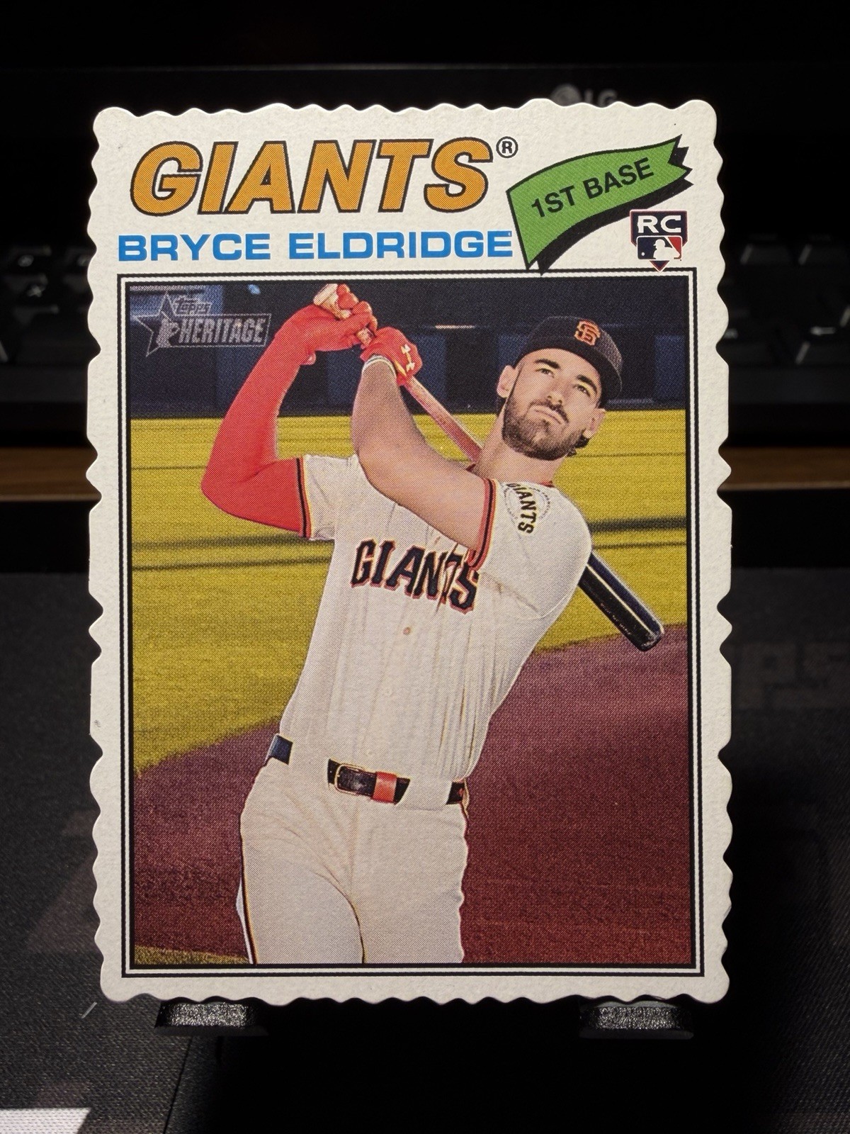 2026 Topps Heritage - Bryce Eldridge #310 Deckle Edge Giants