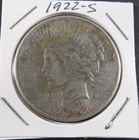 New Listing1922‑S Peace Silver Dollar • Circulated • Nice Detail • San Francisco Mint