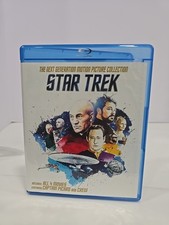 Star Trek The Next Generation Blu-ray 4 Movie Set Captain Picard  Crew VGC