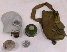UNISSUED SOVIET RUSSIAN MILITARY GP-5 GAS MASK NBC W/ FILTER BAG WWII COLD WAR